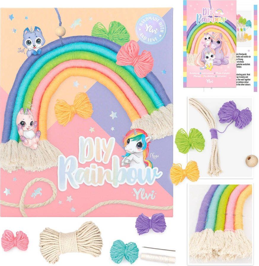 Depesche Ylvi DIY regenboog macrame set