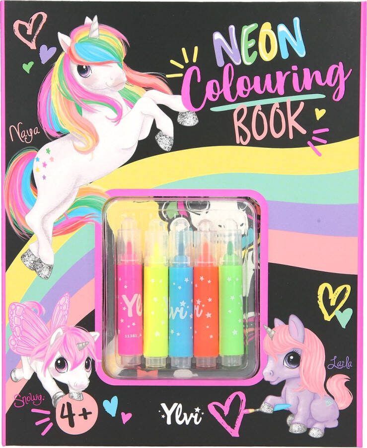 Depesche Ylvi neon kleurboek set
