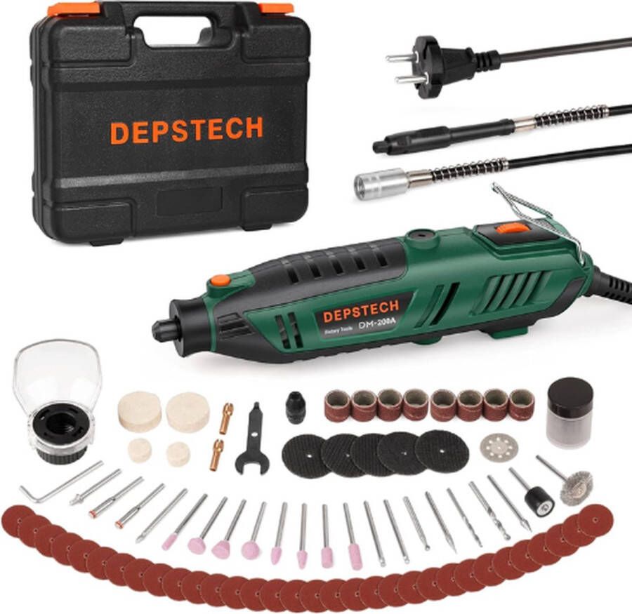 DEPSTECH Dremel Multitool Multitools Dremel Accesoires Dremel Frees Dremel Accesoires Polijsten Groen