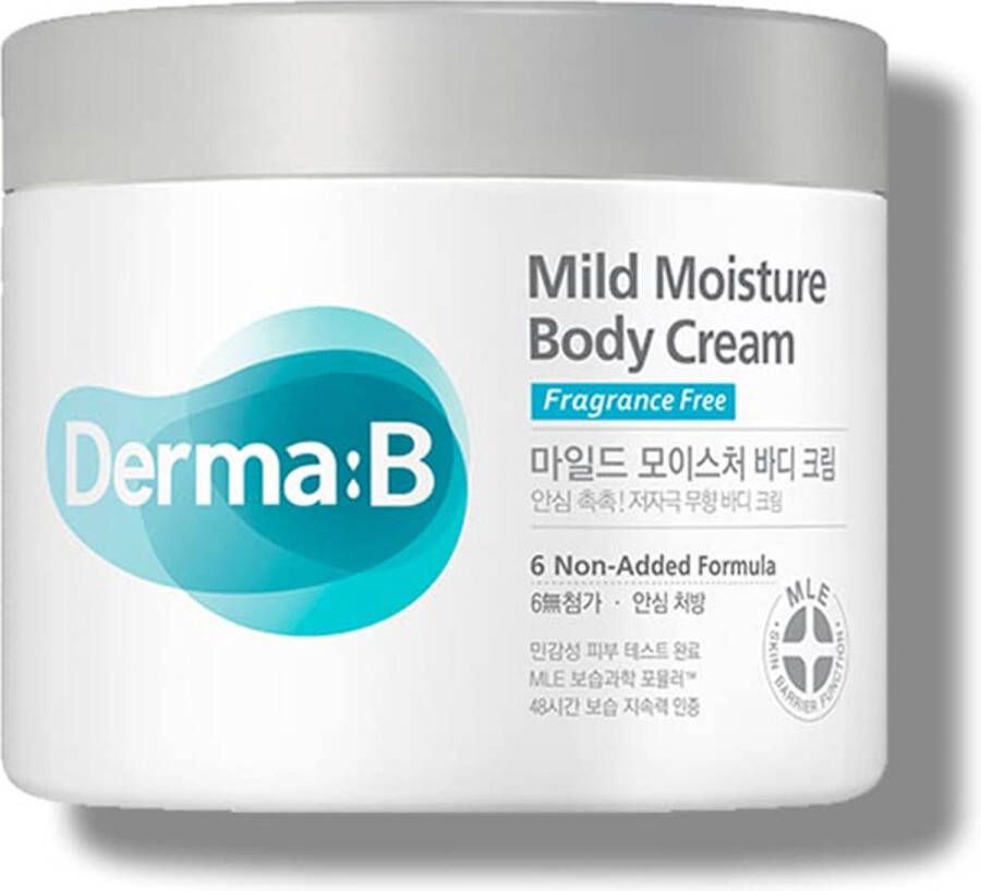 Derma: b DERMA:B Mild Moisture Body Cream 430 ml