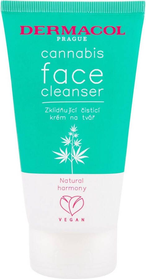 Dermacol Cannabis Face Cleanser Soothing Cleansing Cream For The Face With Hemp Oil 150 Ml