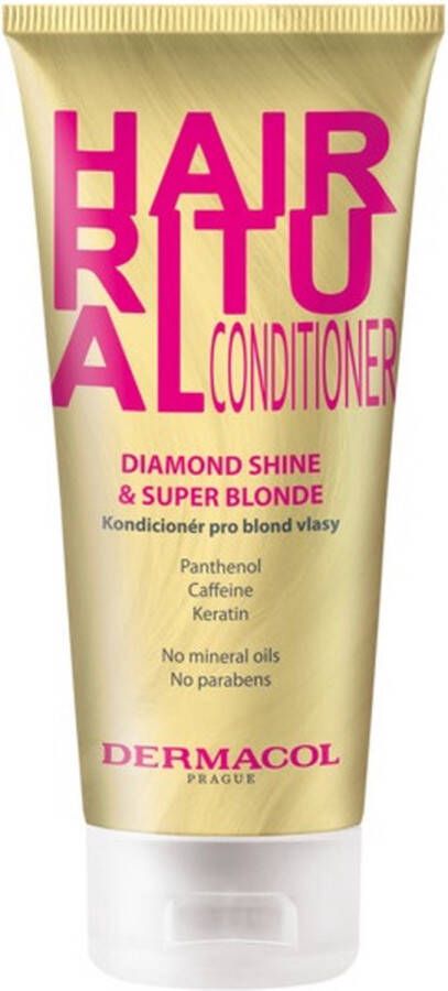 Dermacol Haarritueel Conditioner voor blond haar Diamond Shine & Super Blond 200ml