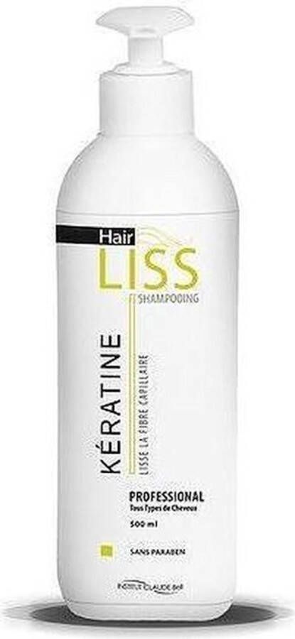 Dermarolling Claude Bell Hair Liss Keratine Shampoo 500ml.