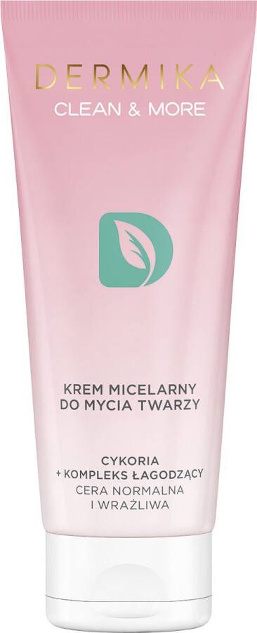 Dermika Clean & More Micellar Face Cleanser Normal & Sensitive Chicory & Soothing Complex 150Ml