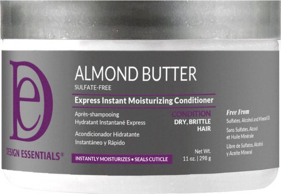 Design Essentials Almond Butter Express Instant Moisturizing Conditioner 11oz