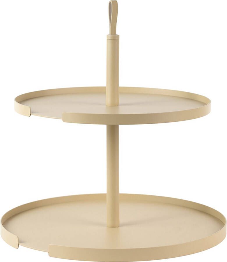 Designbite Cake Stand Etagere 2 lagen metaal Latte