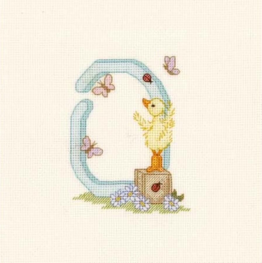 Designer Stitches Borduurpakket Letter O Soufflés O
