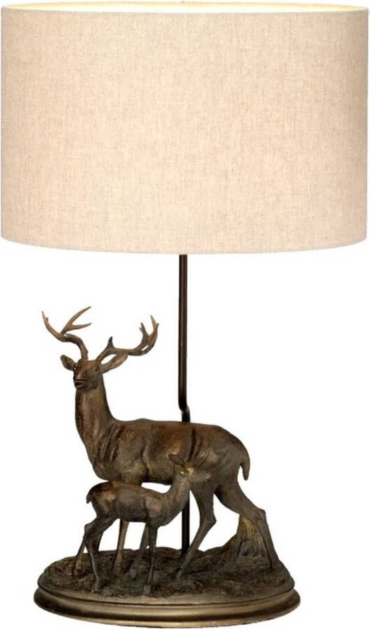 Designer's Lightbox LED Tafellamp Amelia 1X E27 Max 40W Bronze Patina