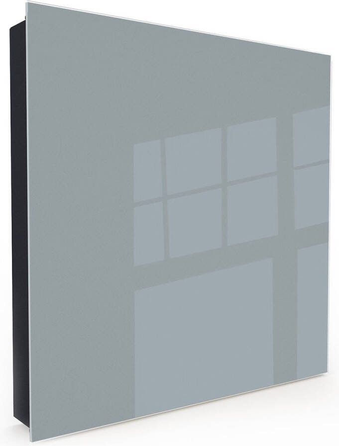 Designglas Sleutelkastje Glas Beschrijfbaar Sleutelrekje Sleutelhouder Sleutelhanger Sleutelkastjes Sleutelbakje Sleutelkastje Zwart 50 sleutels Magnetisch