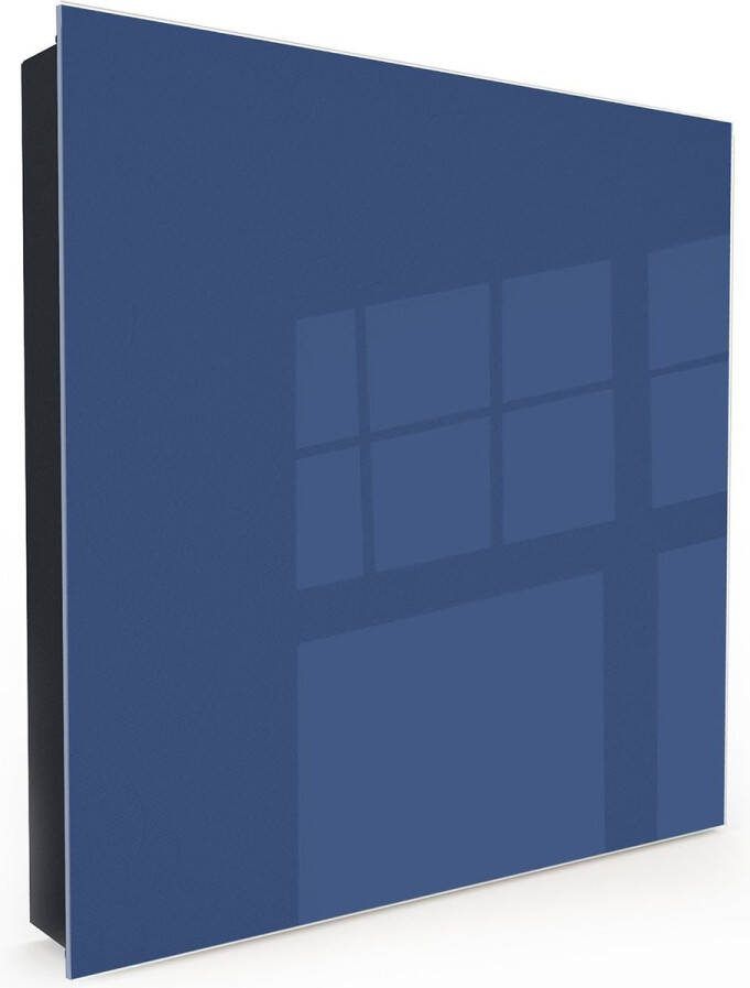 Designglas Sleutelkastje Glas Beschrijfbaar Sleutelrekje Sleutelhouder Sleutelhanger Sleutelkastjes Sleutelbakje Sleutelkastje Zwart 50 sleutels Magnetisch
