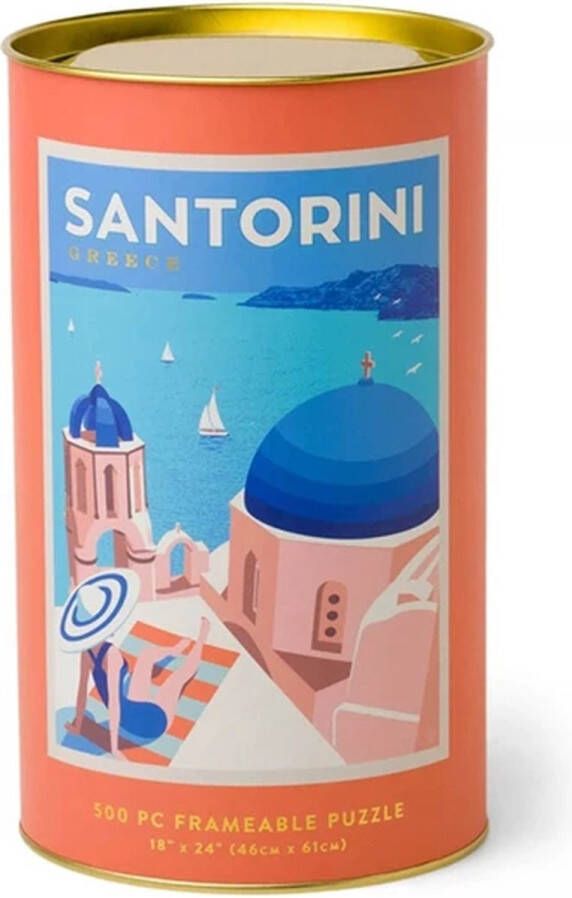 Designworks In Tube puzzel 500 stukken Santorini