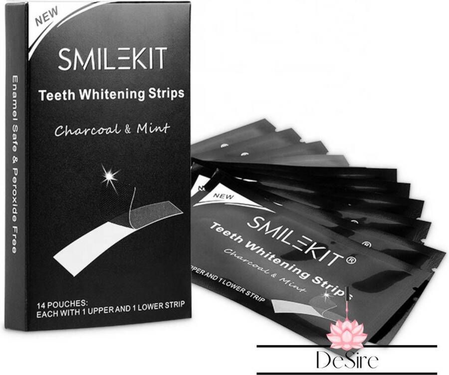 Desire Whitening Strips Tanden bleek Tand Bleken Witte Tanden 14 paar Professioneel Anti Geel Schoonheid Beauty Stralende Lach