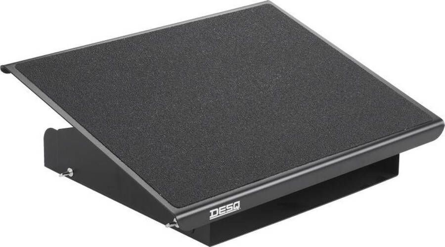 Desq Voetensteun 60078 3 Hoogte standen 0-30° Metaal Heavy Duty Rubberen Antislipmat Zwart