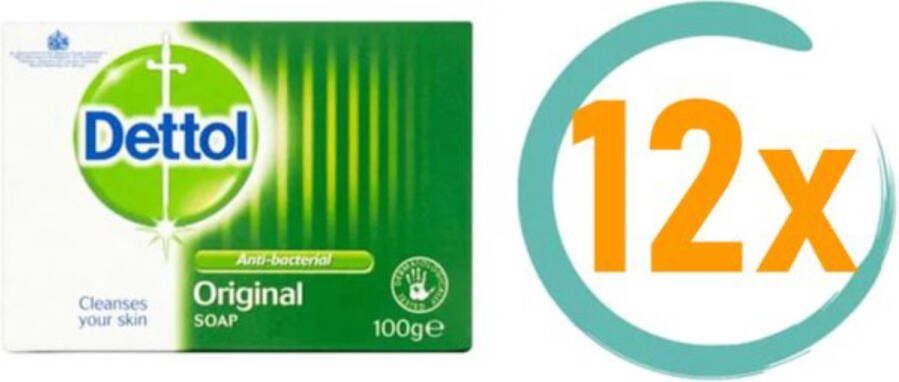 Dettol 12x Anti Bacteriële Handzeep 100g Voordeel verpakking