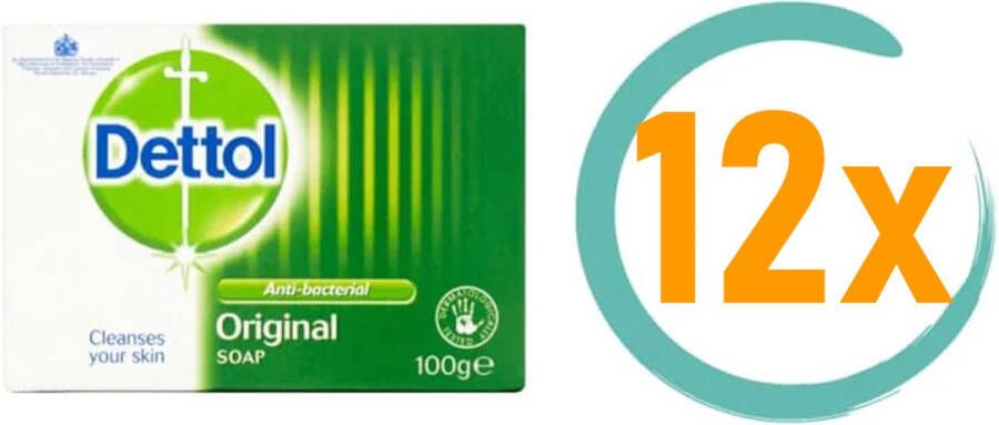 Dettol antibacteriële handzeep 12 x 100 gram