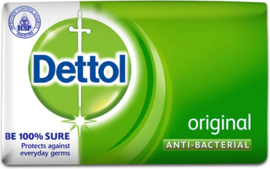 Dettol Antibacteriële zeep blokje 105 Gram Original Protect desinfecterende blokje zeep tablet handzeep