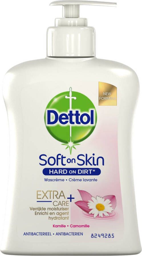 Dettol Handzeep Antibacterieel Extra Care Gevoelige en Normale Huid Lotus & Kamille 250ml