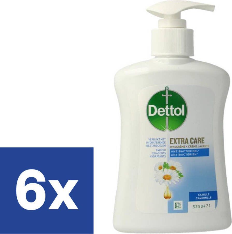 Dettol Handzeep Extra Care Kamille 6 x 250 ml