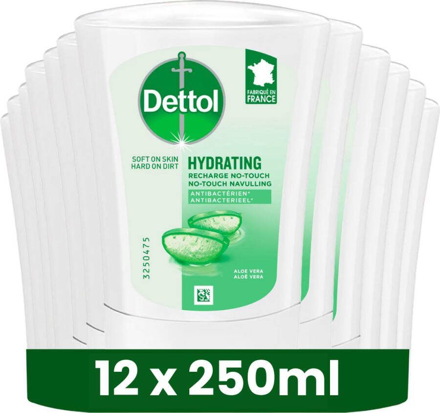 Dettol Handzeep No Touch Navulling Aloe Vera 250ml x12