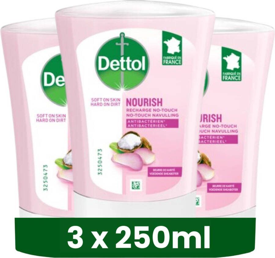 Dettol Handzeep No Touch Navulling Galamboter 250ml x3