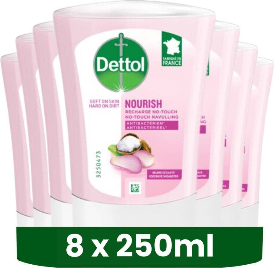 Dettol Handzeep No Touch Navulling Galamboter 250ml x8