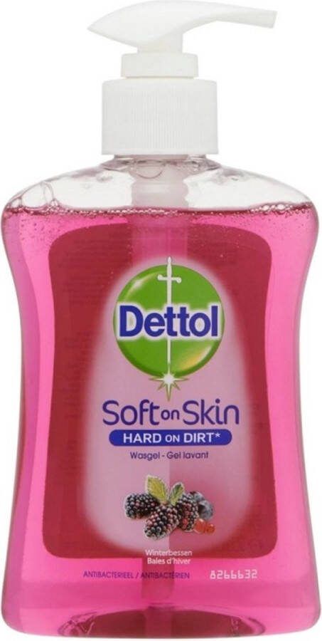 Dettol Handzeep Winterbessen Soft on Skin 250 ml Voordeel Set van 6 stuks