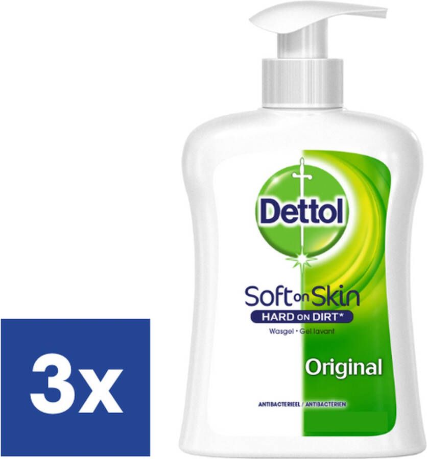 Dettol Soft On Skin Original Handzeep 3 x 250 ml