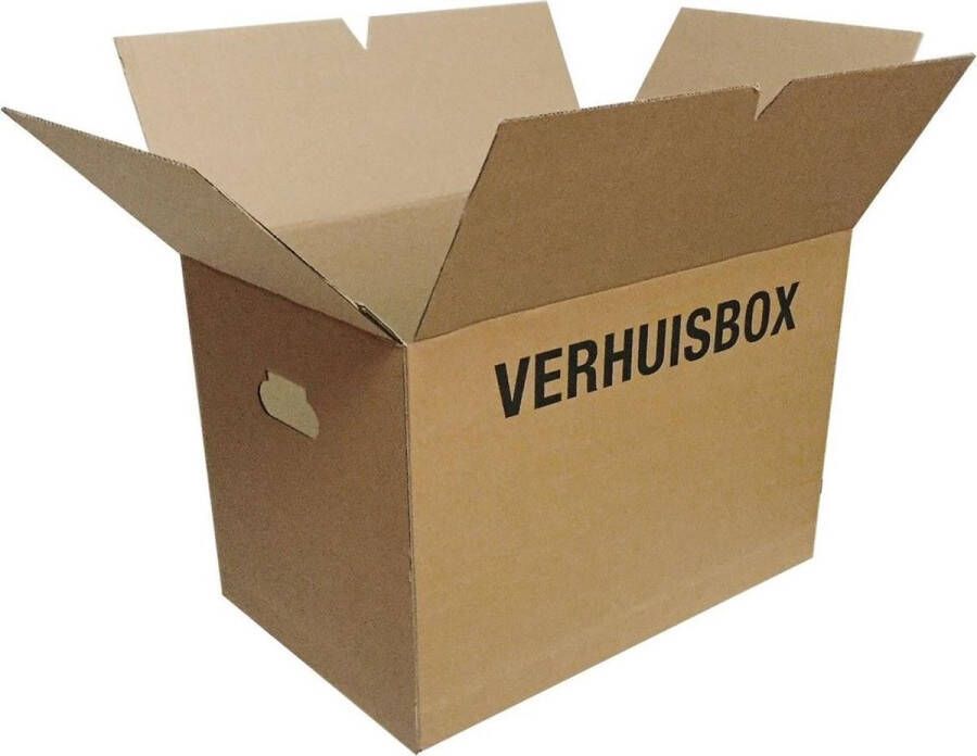 Deverhuiswinkel DE VERHUISWINKEL Verhuisdozen Met Handig Sluit-Systeem 475x330x315mm 30 Stuks