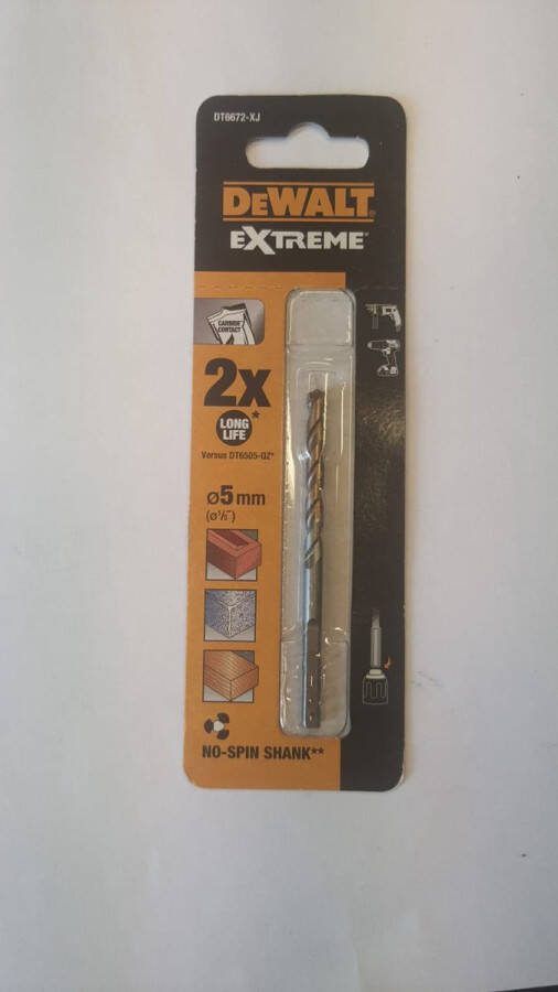 DeWalt Accessoires DEWALT DT6672-XJ BETONBOOR EXTREME 5mm 5 0X50X85MM