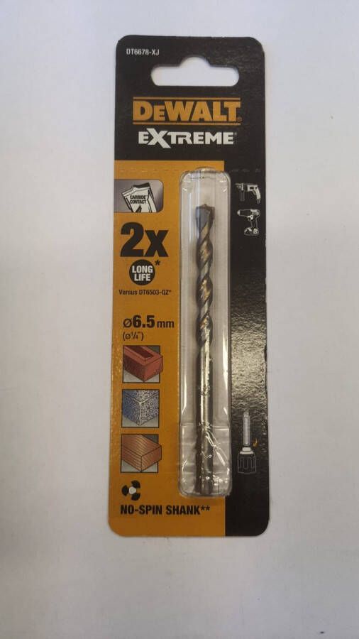 DeWalt Accessoires DEWALT DT6678-XJ BETONBOOR EXTREME 6 5mm 6 5X60X100MM