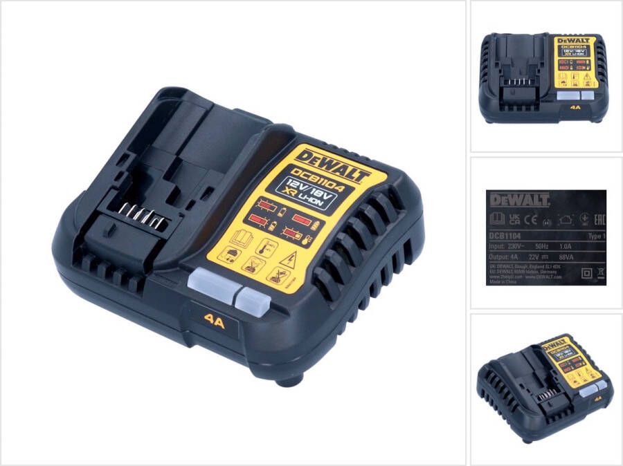 Dewalt Batterijlader Xr Dcb1104-qw 12v 18v Voor Elektrisch Gereedschap