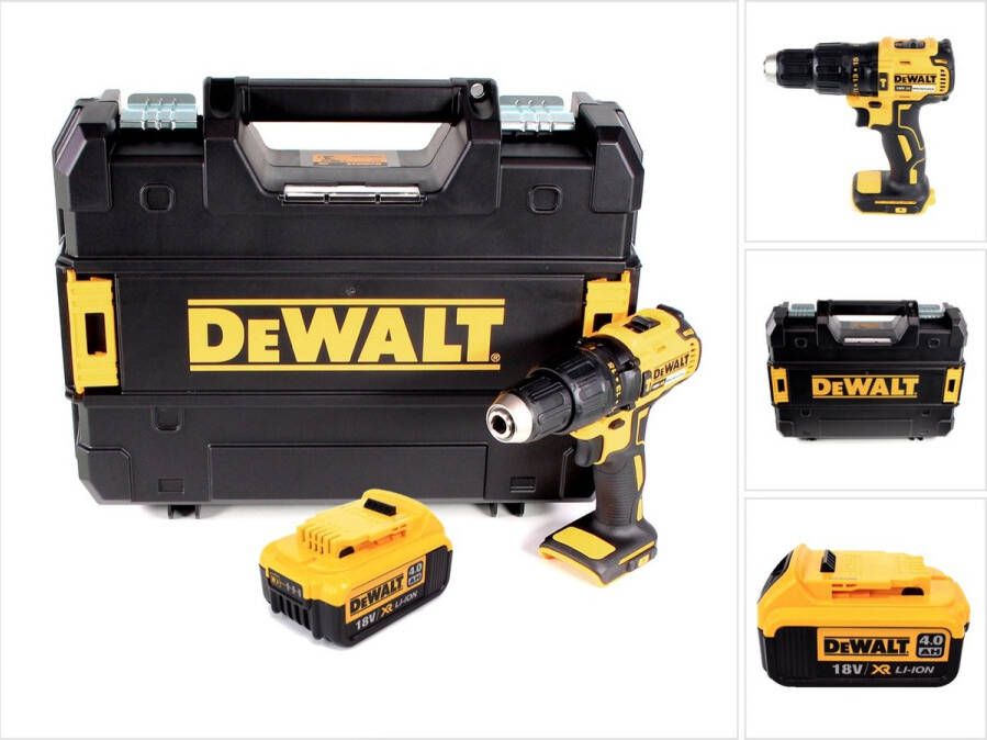 DeWalt DCD 778 NT accu klopboormachine 18V 65Nm + 1x accu 4.0Ah in TSTAK doos zonder oplader