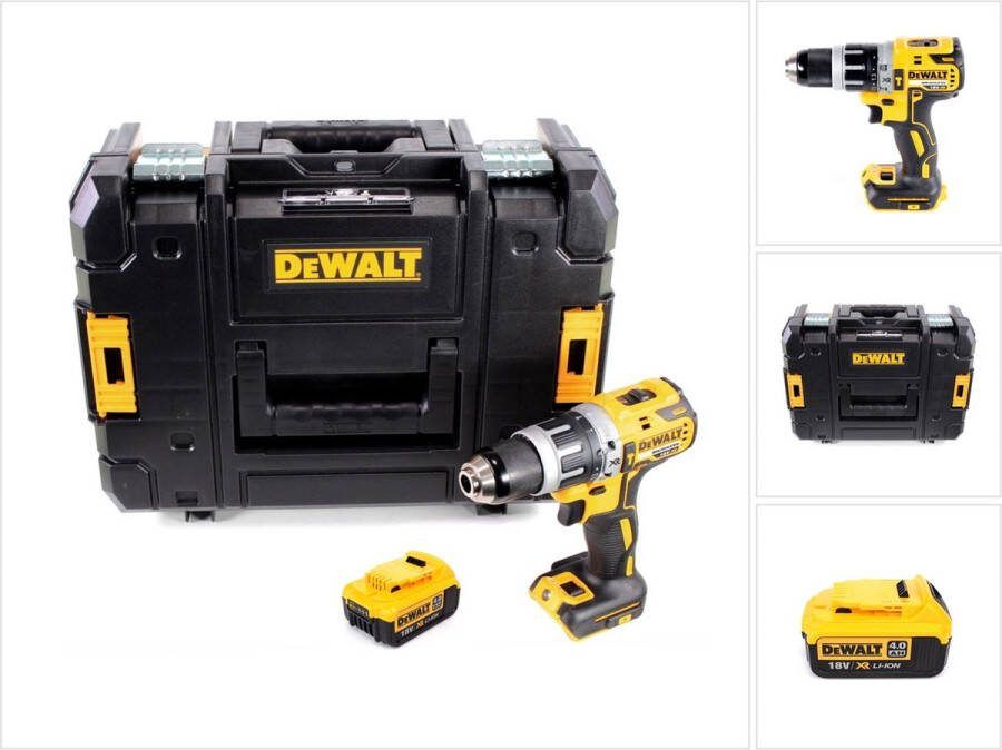 DeWalt DCD 796 NT accu klopboormachine borstelloos 18V 70Nm + 1x oplaadbare accu 4.0 Ah in TSTAK zonder oplader