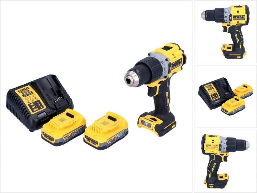 DeWalt DCD 805 E2 accu klopboormachine 18 V 90 Nm borstelloos + 2x accu 1 7 Ah + lader
