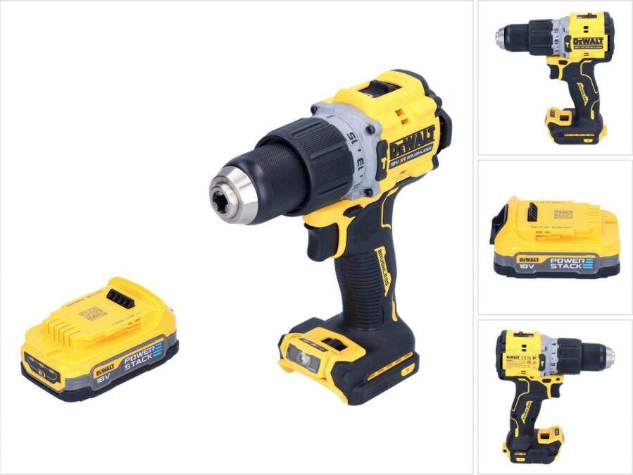DeWalt DCD 805 N accu klopboormachine 18 V 90 Nm borstelloos + 1x oplaadbare accu 1 7 Ah zonder oplader