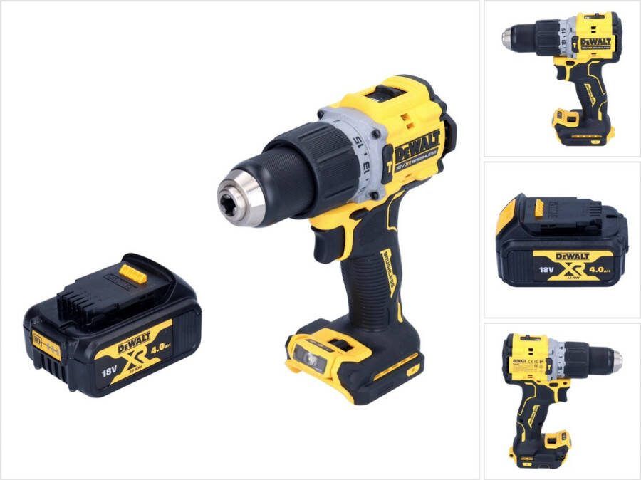 DeWalt DCD 805 N accu klopboormachine 18 V 90 Nm borstelloos + 1x oplaadbare accu 4.0 Ah zonder oplader