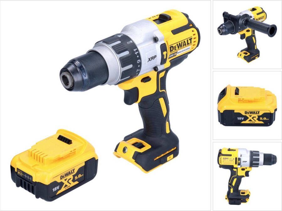 DeWalt DCD 996 N accu klopboormachine 18 V 95 Nm borstelloos + 1x oplaadbare accu 5.0 Ah zonder oplader