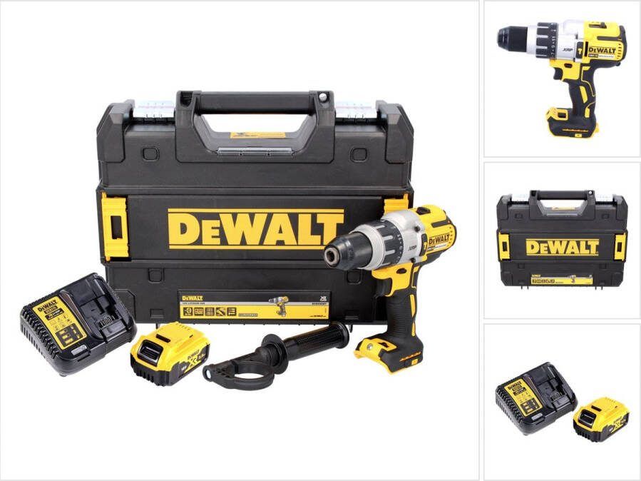 DeWalt DCD 996 P1 accu klopboormachine 18 V 95 Nm borstelloos + 1x oplaadbare accu 5.0 Ah + lader + TSTAK