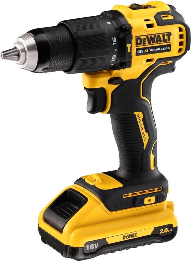 DeWalt -DCD709D2T-QW-accu-klopboorschroefmachine-18V 2 x 2 Ah li-ion