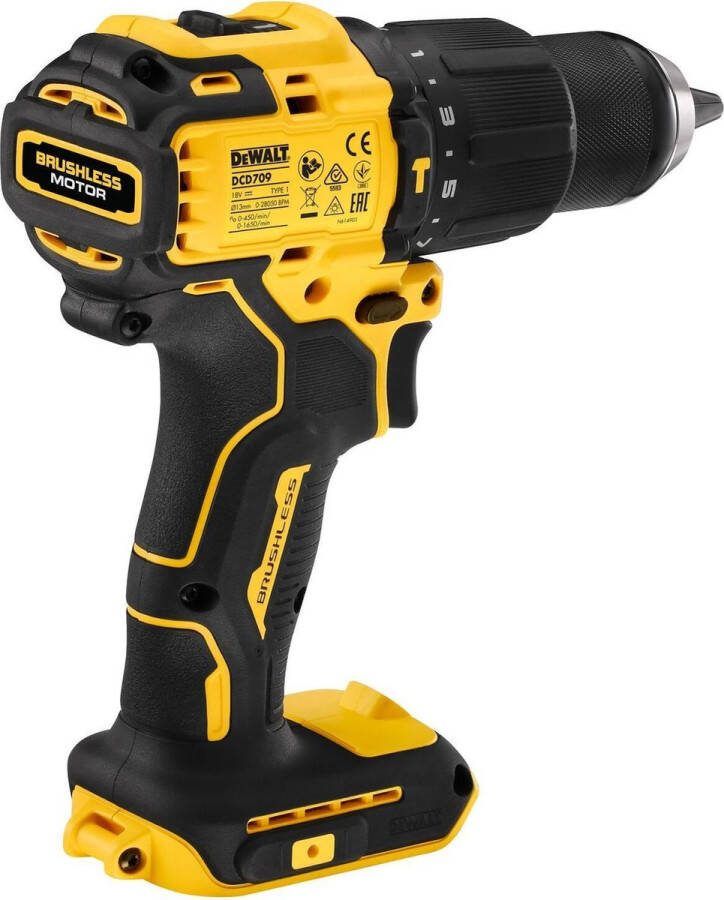 DeWalt DCD709N Compacte accu klop- schroefboormachine 18V XR Basic Body