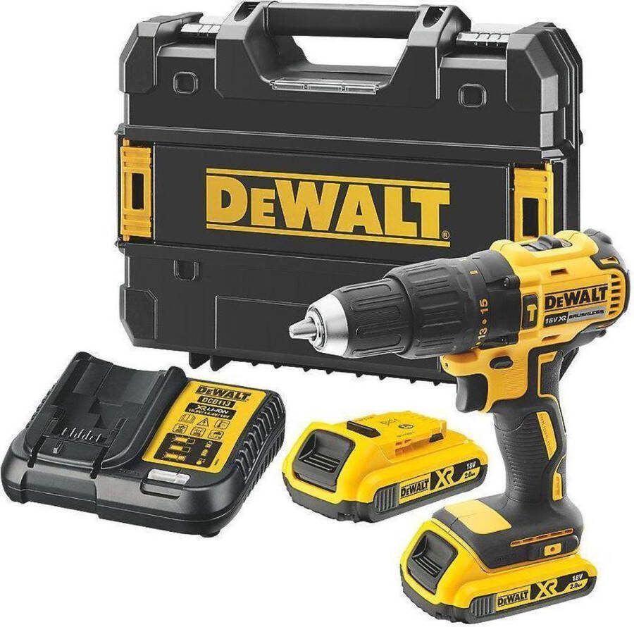 DeWalt DCD778D2T Accu klop- schroefboormachine 18V XR 2.0Ah XR in TSTAK