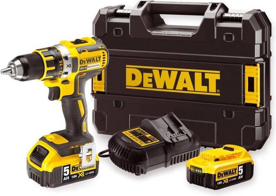DeWalt DCD791P2 Accu Schroef Boormachine 18V 5.0AH Li-ion in T-STAK
