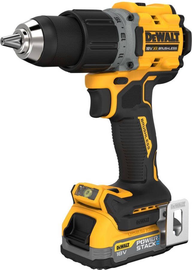 DeWalt DCD800E1T Compacte Accu Schroefboormachine 18V XR 1.7Ah POWERSTACK in TSTAK