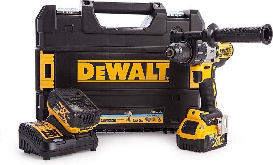 DeWalt DCD997P2B Accu Klop- Schroefboormachine TOOL CONNECT™ 18V XR 5.0Ah XR in TSTAK