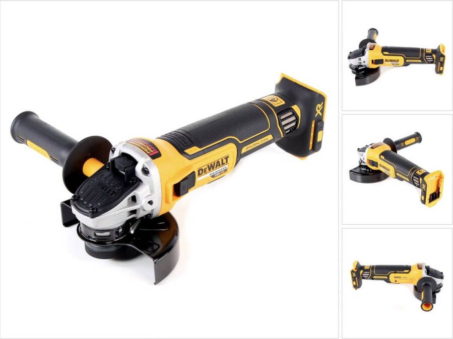 DeWalt DCG405N 18V Li-Ion accu haakse slijper body 125mm koolborstelloos Losse Body (geleverd zonder accu en lader)