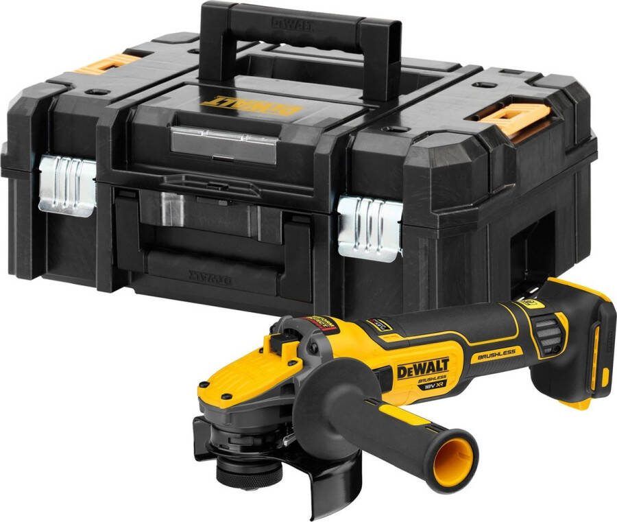 DeWalt DCG409NT FLEXVOLT Advantage Accu Haakse Slijper 125mm 18V XR Basic Body in TSTAK