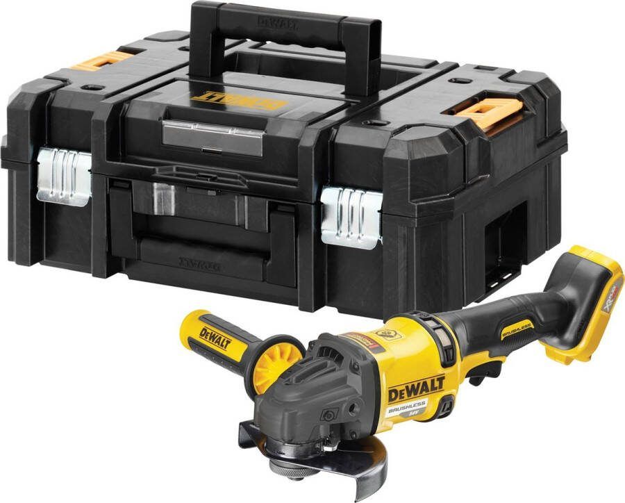 DeWalt DCG418NT-XJ XR Flexvolt accu Haakse Slijper in TSTAK koffer zonder accu's en lader