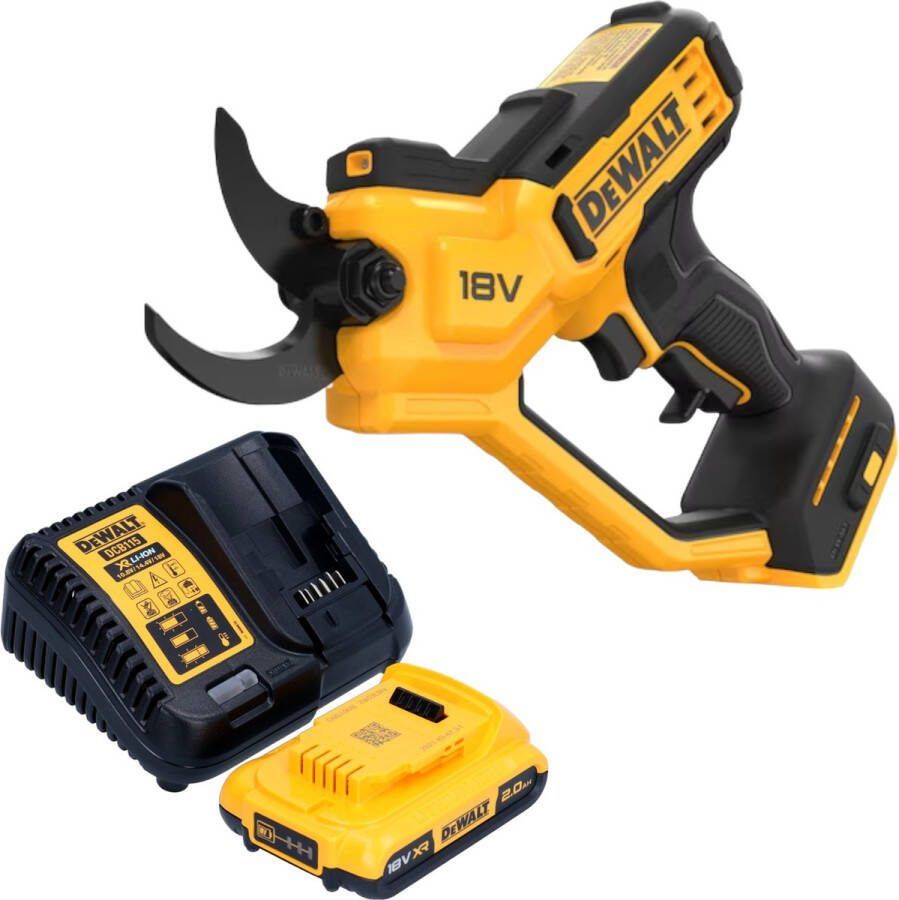 DeWalt DCMPP 568 D1 Accu-snoeischaar 18 V 38 mm + 1x oplaadbare accu 2.0 Ah + lader