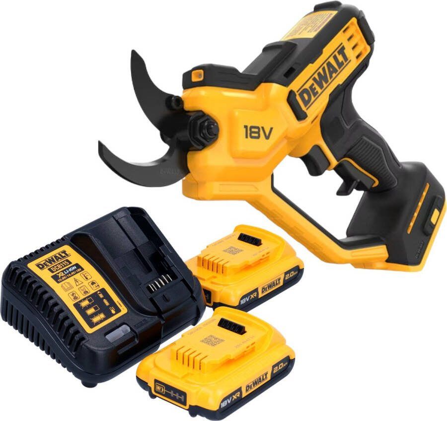 DeWalt DCMPP 568 D2 accusnoeischaar 18 V 38 mm + 2x accu 2.0 Ah + lader
