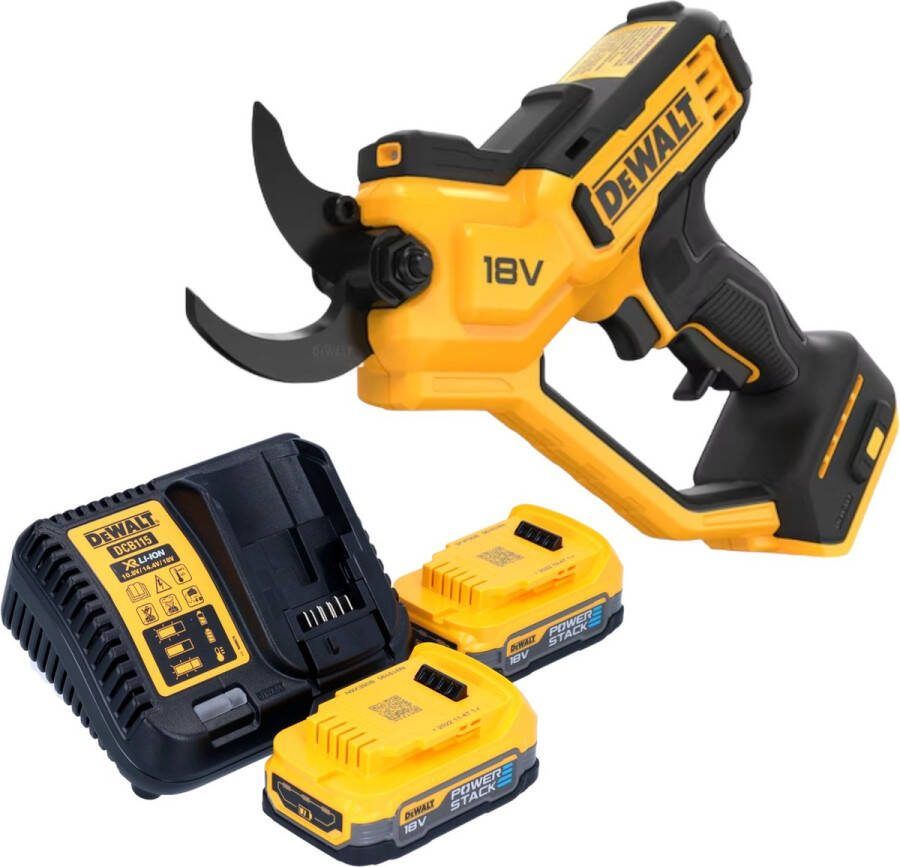 DeWalt DCMPP 568 E2 accusnoeischaar 18 V 38 mm + 2x Powerstack accu 1 7 Ah + lader
